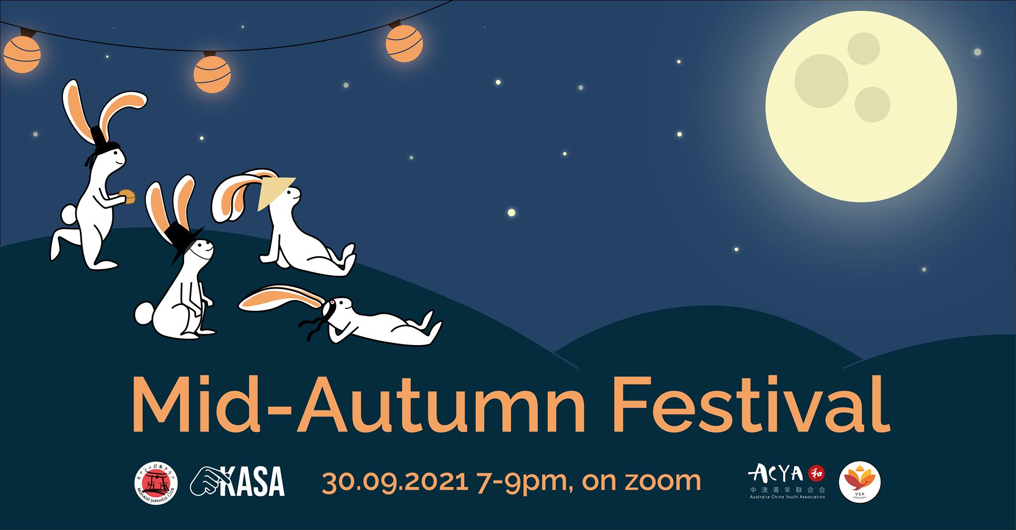 Mid-Autumn Festival ACYA, KASA, MJC, VSA and MSA PoC banner