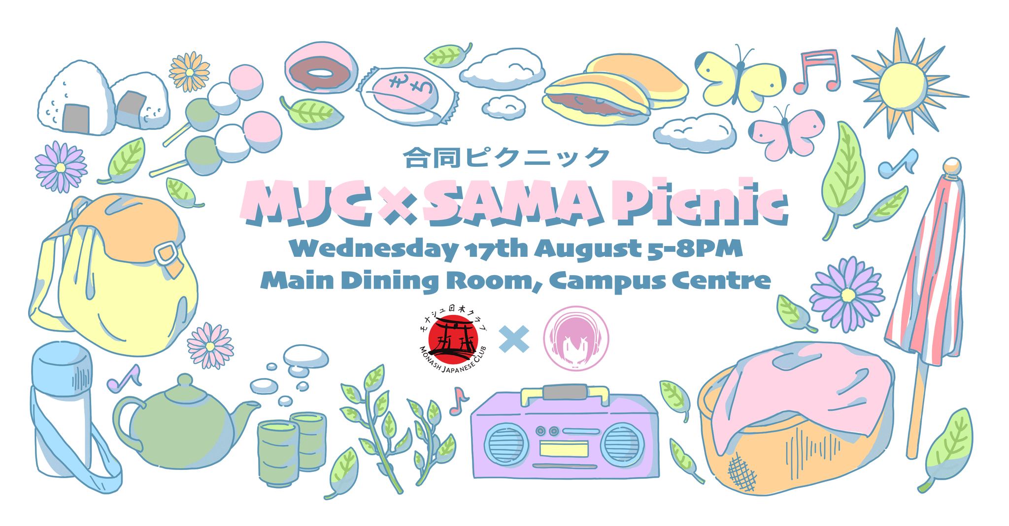 MJC x SAMA Picnic - Wagashi & Games banner
